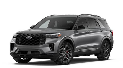 Gray Metallic 2026 Ford Explorer ST-Line
