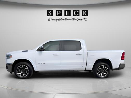 Bright White Clearcoat 2025 RAM 1500 Laramie