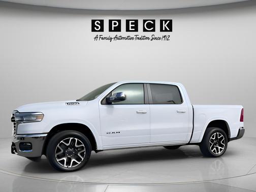 Bright White Clearcoat 2025 RAM 1500 Laramie