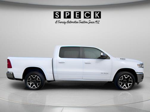 Bright White Clearcoat 2025 RAM 1500 Laramie