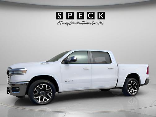 Bright White Clearcoat 2025 RAM 1500 Laramie