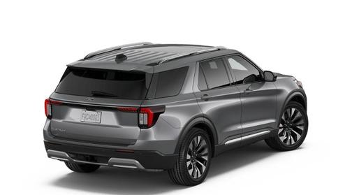 Gray Metallic 2026 Ford Explorer Platinum