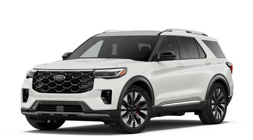 Star White 2026 Ford Explorer Platinum