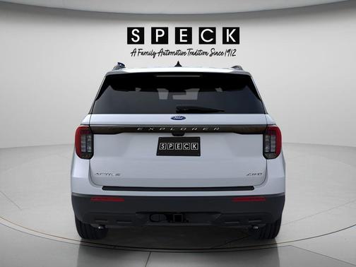 Space White Metallic 2026 Ford Explorer Active