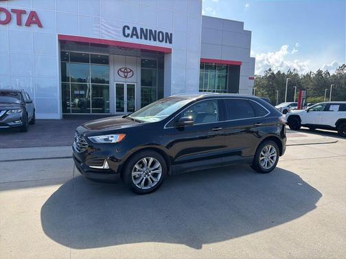 Agate Black Metallic 2019 Ford Edge Titanium