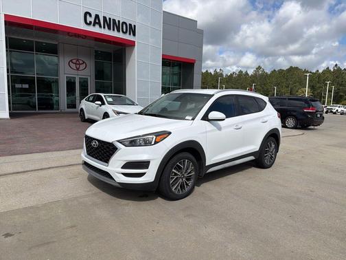 White Cream 2021 Hyundai TUCSON SEL