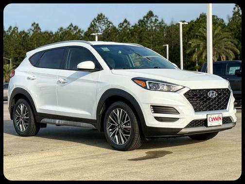 White Cream 2021 Hyundai TUCSON SEL