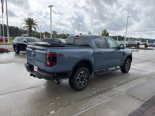 Azure Gray Metallic Tri-Coat 2024 Ford Ranger LARIAT