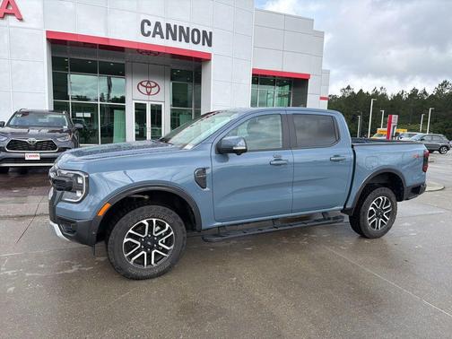 Azure Gray Metallic Tri-Coat 2024 Ford Ranger LARIAT