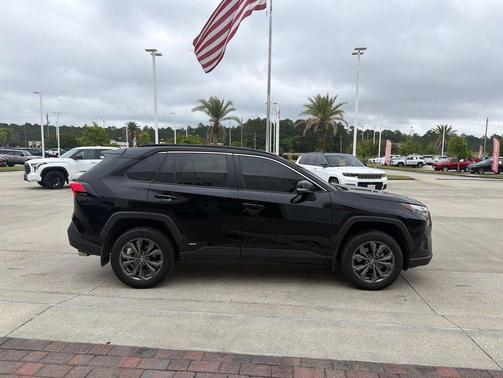 Midnight Black Metallic 2024 Toyota RAV4 Hybrid XLE Premium