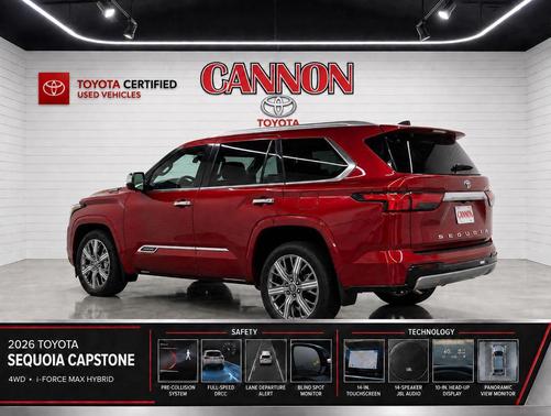 Supersonic Red 2026 Toyota Sequoia Capstone