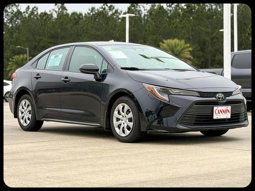 Midnight Black Metallic 2025 Toyota Corolla LE