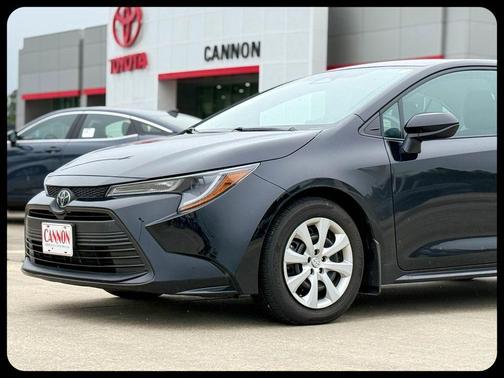 Midnight Black Metallic 2025 Toyota Corolla LE