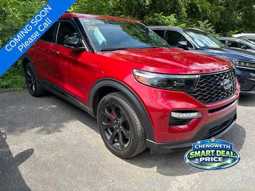 Rapid Red Metallic Tinted Clearcoat 2023 Ford Explorer ST