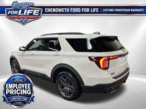Star White Metallic Tri-Coat 2026 Ford Explorer ST