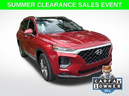 Scarlet Red 2020 Hyundai SANTA FE SEL 2.4