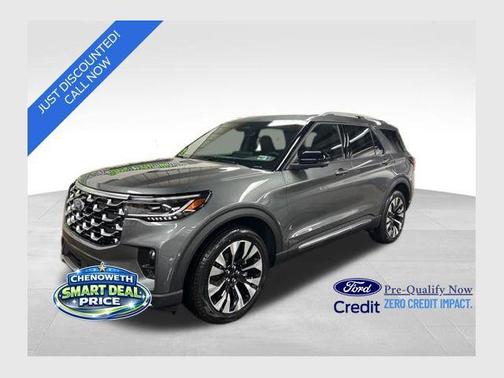 Carbonized Gray Metallic 2026 Ford Explorer Platinum