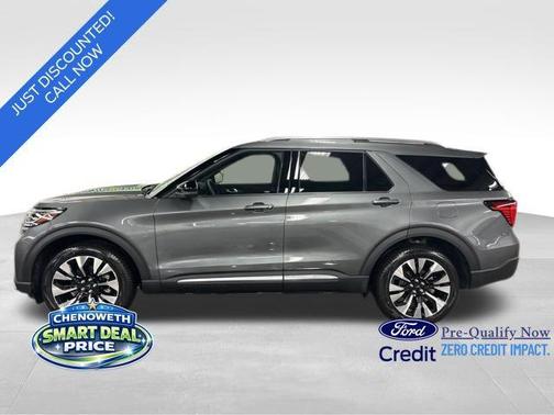 Carbonized Gray Metallic 2026 Ford Explorer Platinum