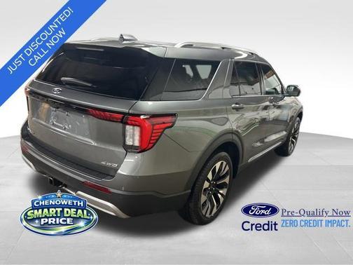 Carbonized Gray Metallic 2026 Ford Explorer Platinum