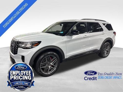 Space White Metallic 2026 Ford Explorer ST-Line