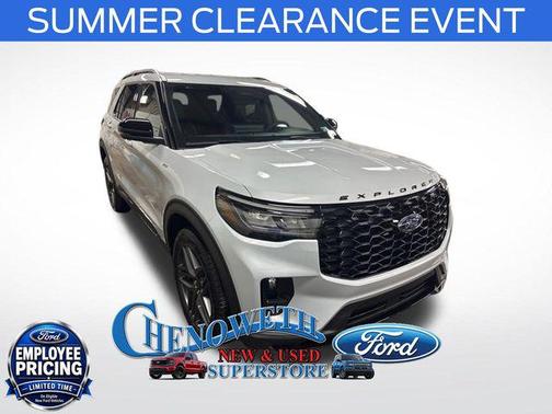 Space White Metallic 2026 Ford Explorer ST-Line
