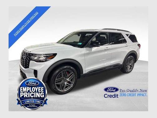 Space White Metallic 2026 Ford Explorer ST-Line