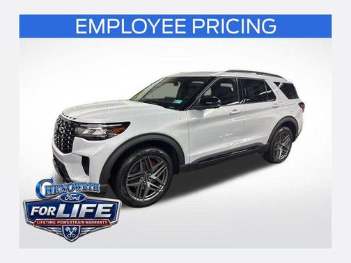 Space White Metallic 2026 Ford Explorer ST-Line