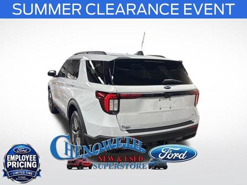 Space White Metallic 2026 Ford Explorer ST-Line
