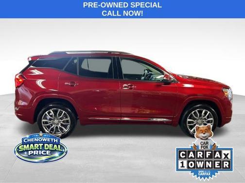 Volcanic Red Tintcoat 2024 GMC Terrain Denali