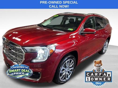 Volcanic Red Tintcoat 2024 GMC Terrain Denali
