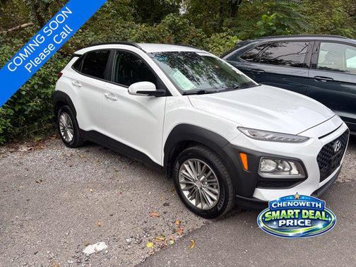 Chalk White 2019 Hyundai KONA SEL