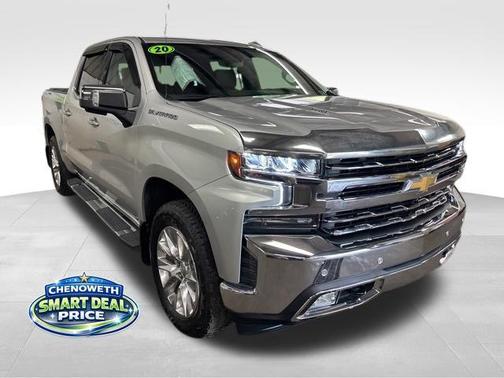 Silver Ice Metallic 2020 Chevrolet Silverado 1500 LTZ