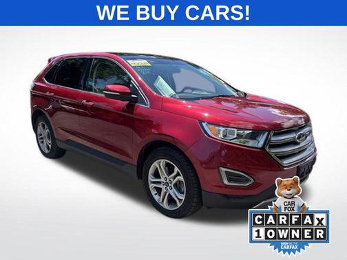 Ruby Red Metallic 2017 Ford Edge Titanium