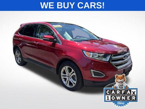Ruby Red Metallic 2017 Ford Edge Titanium