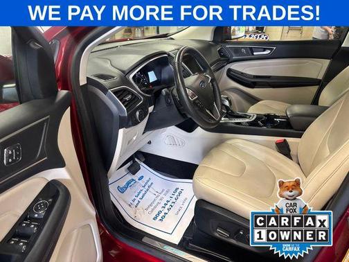 Ruby Red Metallic 2017 Ford Edge Titanium