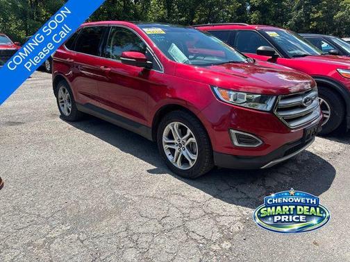 Ruby Red Metallic 2017 Ford Edge Titanium
