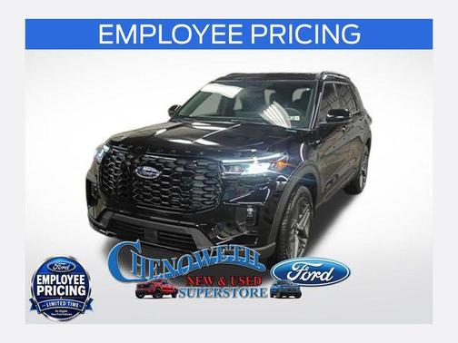 Agate Black Metallic 2026 Ford Explorer ST-Line