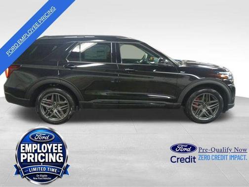 Agate Black Metallic 2026 Ford Explorer ST-Line
