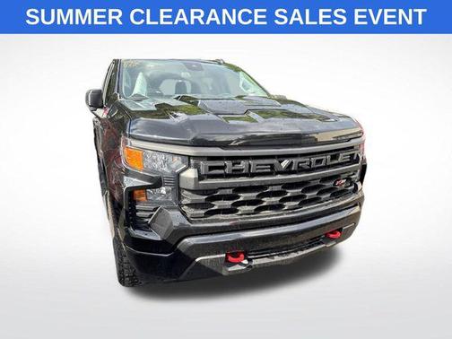 Black 2024 Chevrolet Silverado 1500 Custom Trail Boss