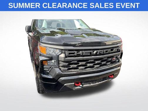 Black 2024 Chevrolet Silverado 1500 Custom Trail Boss