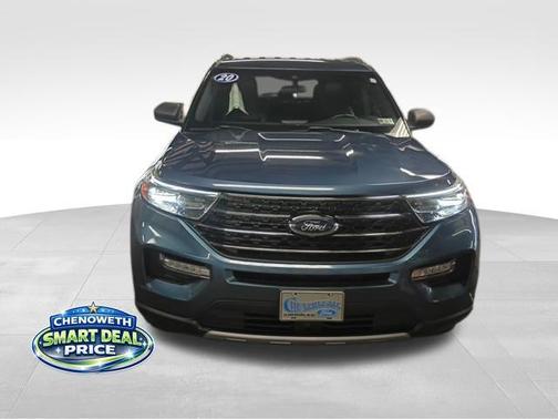 Blue Metallic 2020 Ford Explorer XLT