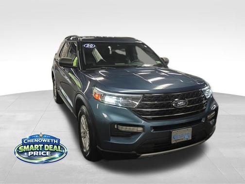 Blue Metallic 2020 Ford Explorer XLT