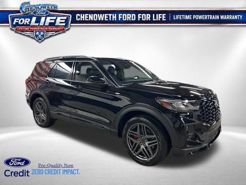 Agate Black Metallic 2026 Ford Explorer ST-Line