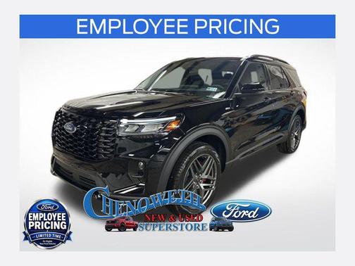 Agate Black Metallic 2026 Ford Explorer ST-Line