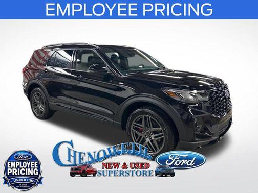Agate Black Metallic 2026 Ford Explorer ST-Line