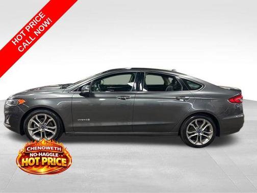 Magnetic Metallic 2019 Ford Fusion Hybrid Titanium