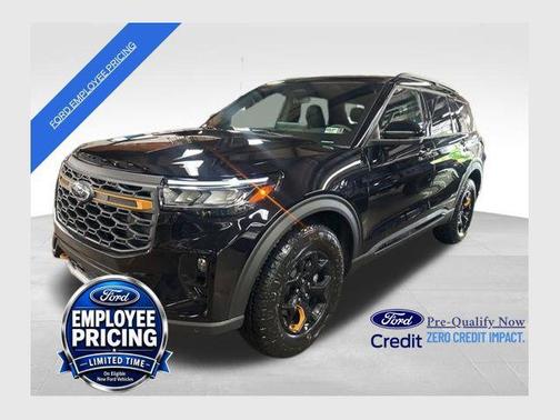 Agate Black Metallic 2026 Ford Explorer Tremor