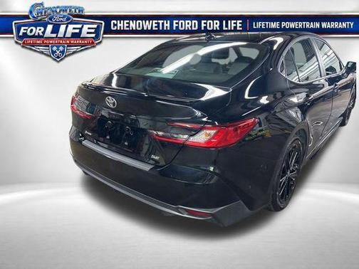 Midnight Black Metallic 2025 Toyota Camry SE