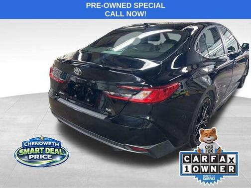 Midnight Black Metallic 2025 Toyota Camry SE