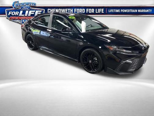 Midnight Black Metallic 2025 Toyota Camry SE